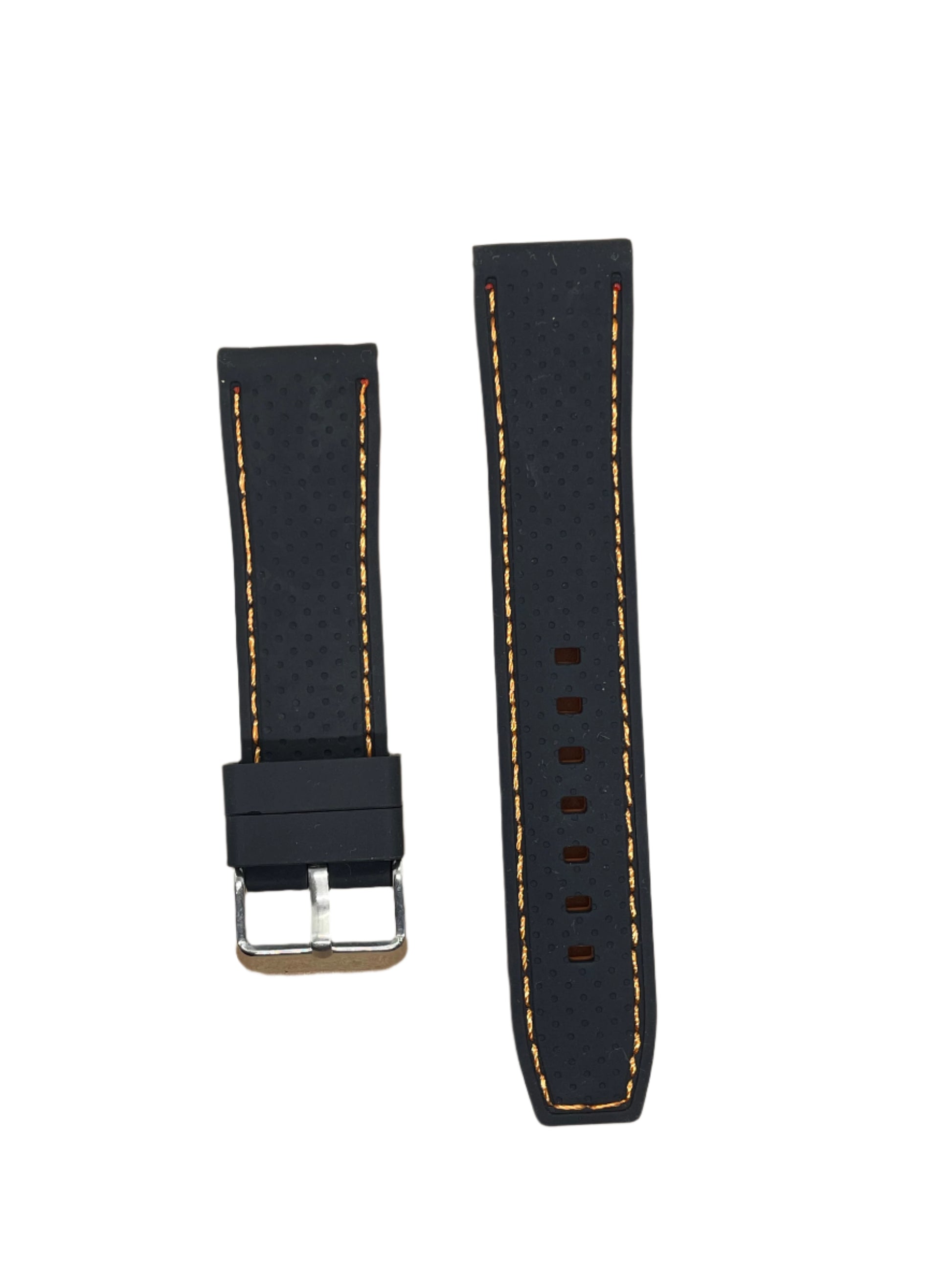Dual-Tone Sturdy Silicone Strap – 20mm / 22mm Sporty Fit - Suparv