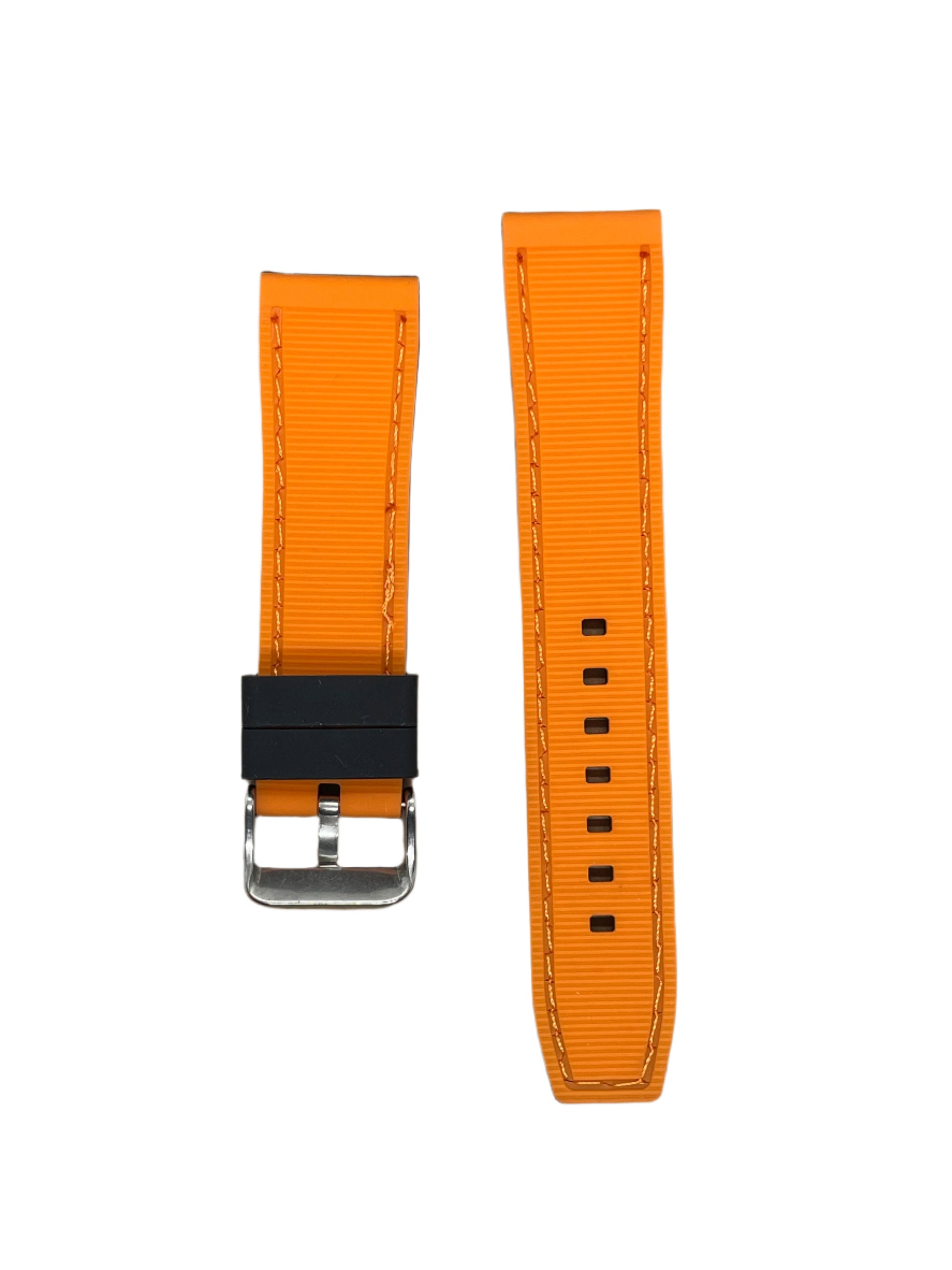 Dual-Tone Sturdy Silicone Strap – 20mm / 22mm Sporty Fit - Suparv