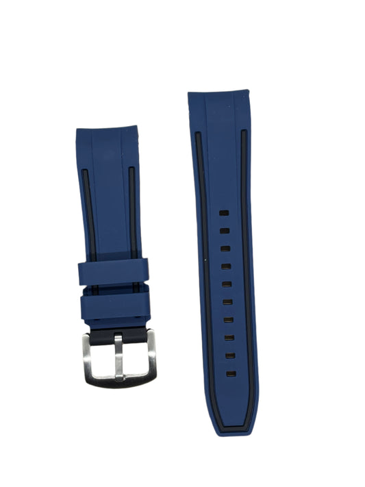 22mm Curved End Premium Silicone Strap - Suparv