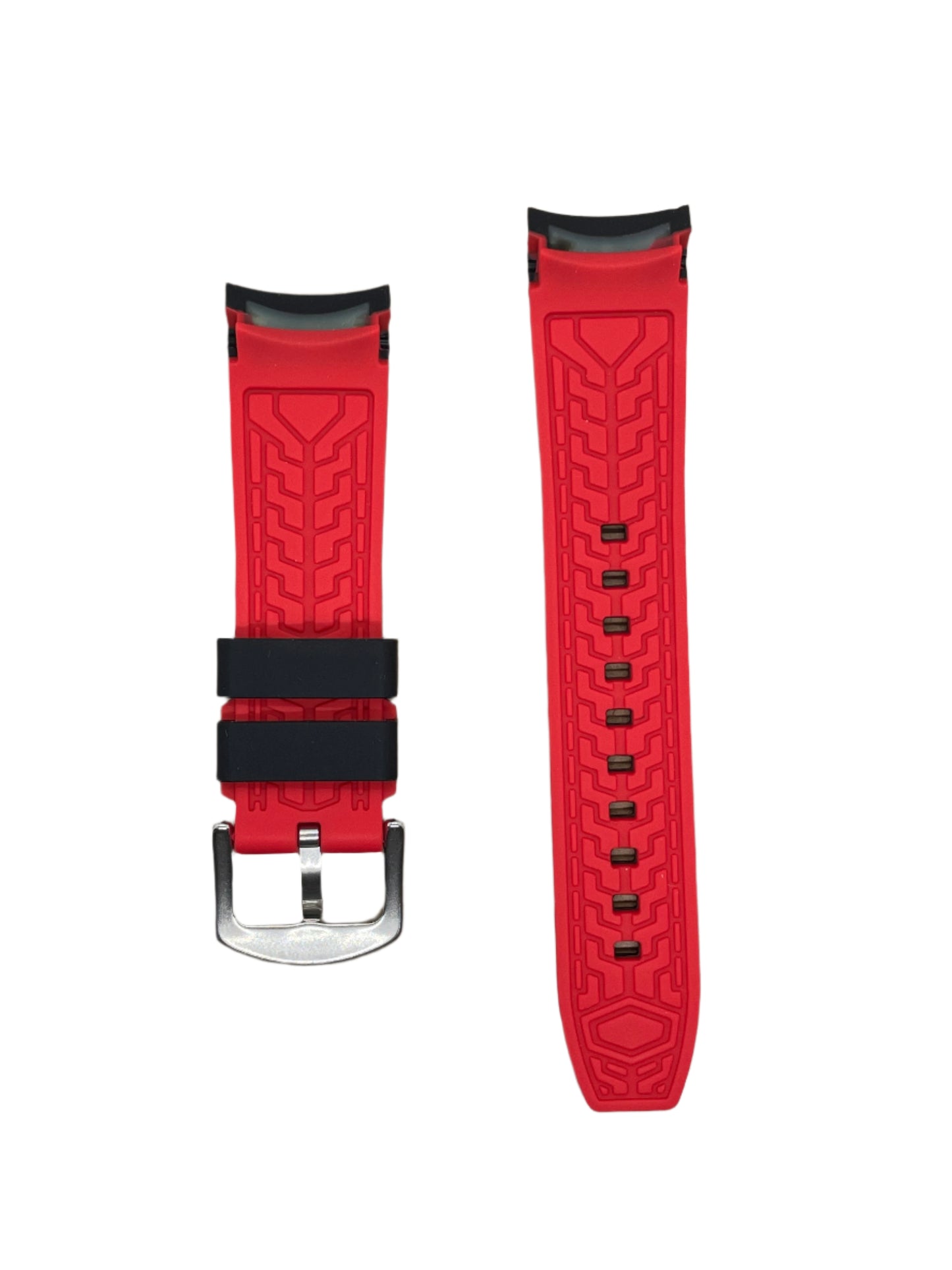 22mm Curved End Premium Silicone Strap - Suparv