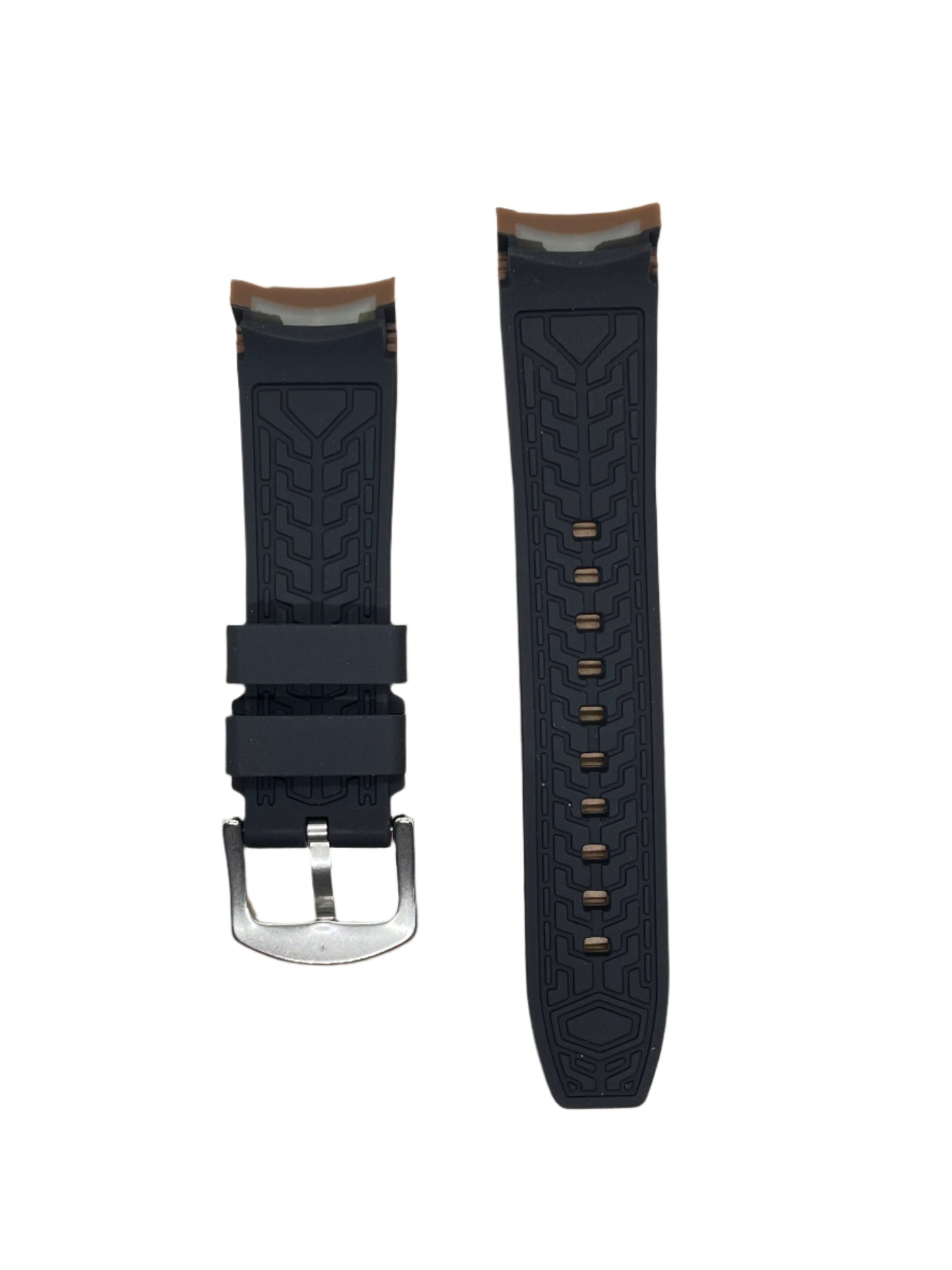 22mm Curved End Premium Silicone Strap - Suparv