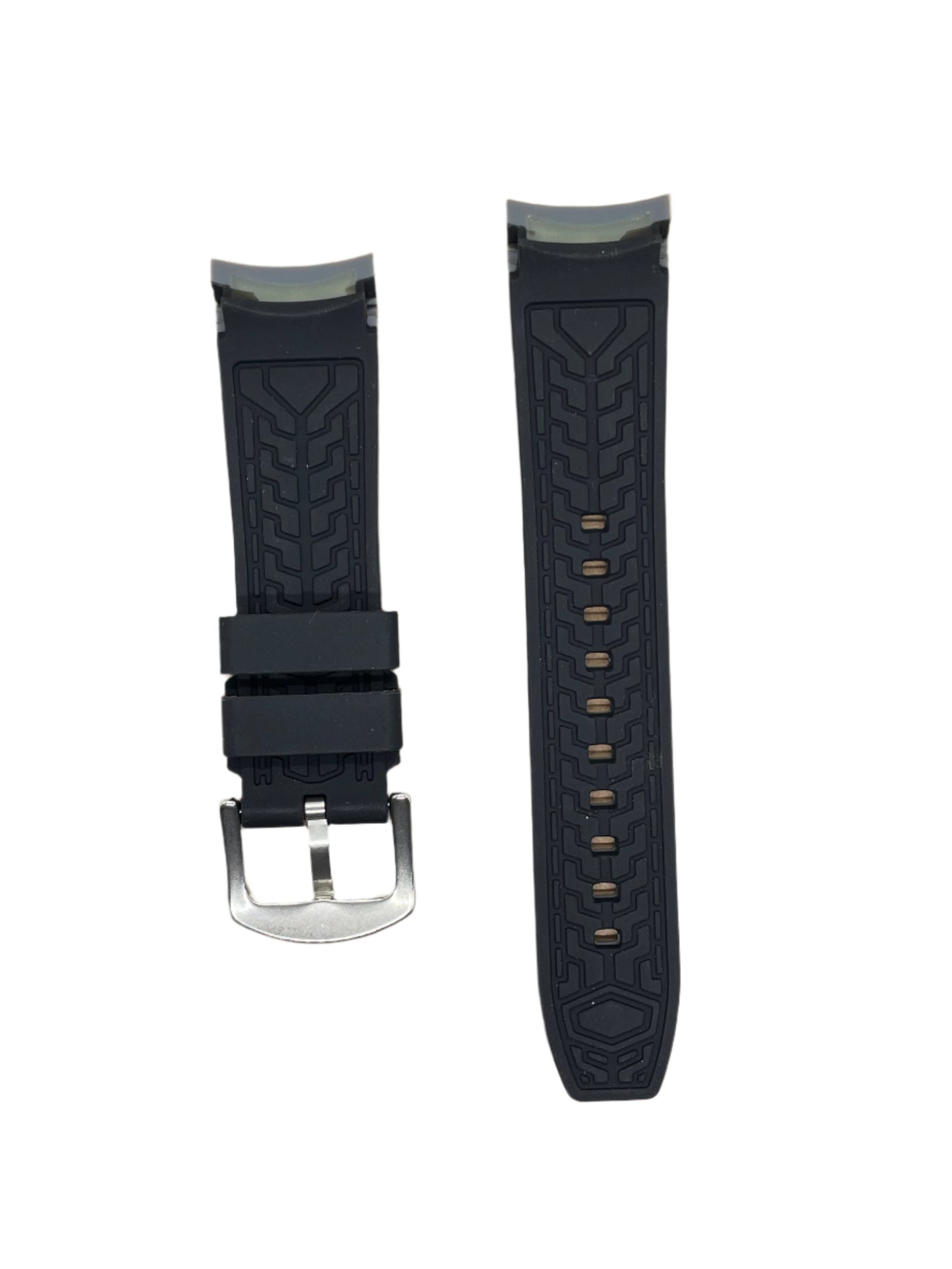 22mm Curved End Premium Silicone Strap - Suparv