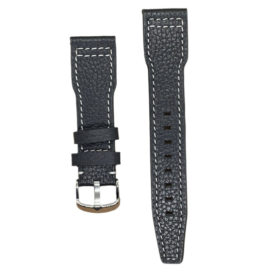 Premium Pilot Style Leather Strap – 22mm - Suparv