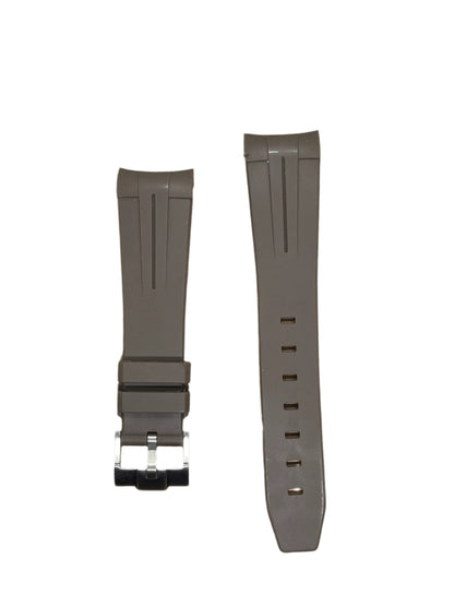 Premium Silicone Curved End Watch Strap – Seamless Fit & Comfort - Suparv
