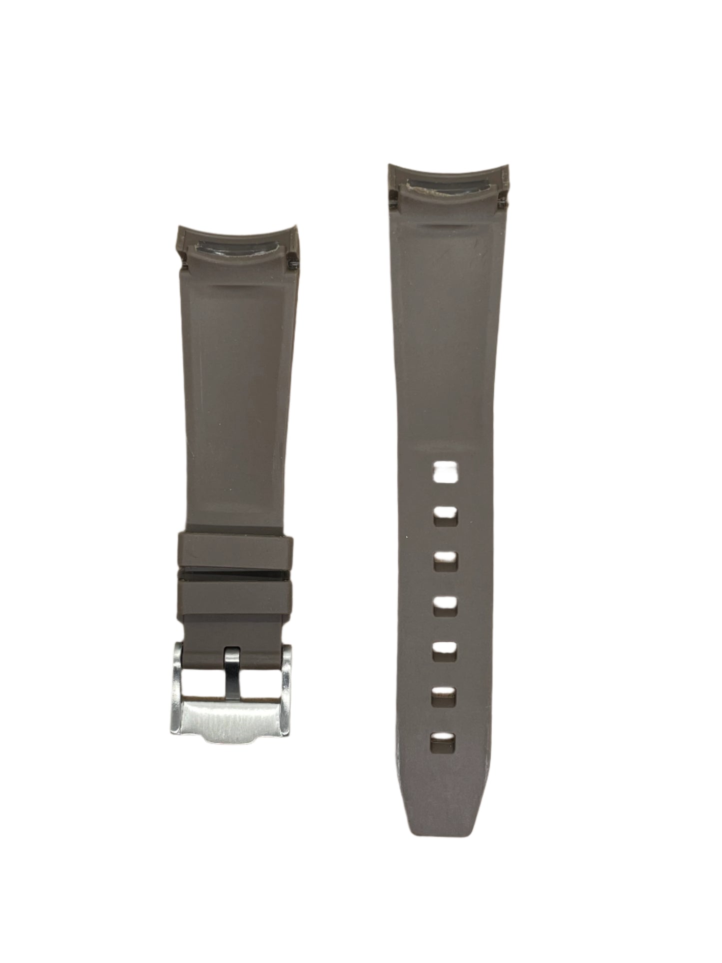 Premium Silicone Curved End Watch Strap – Seamless Fit & Comfort - Suparv