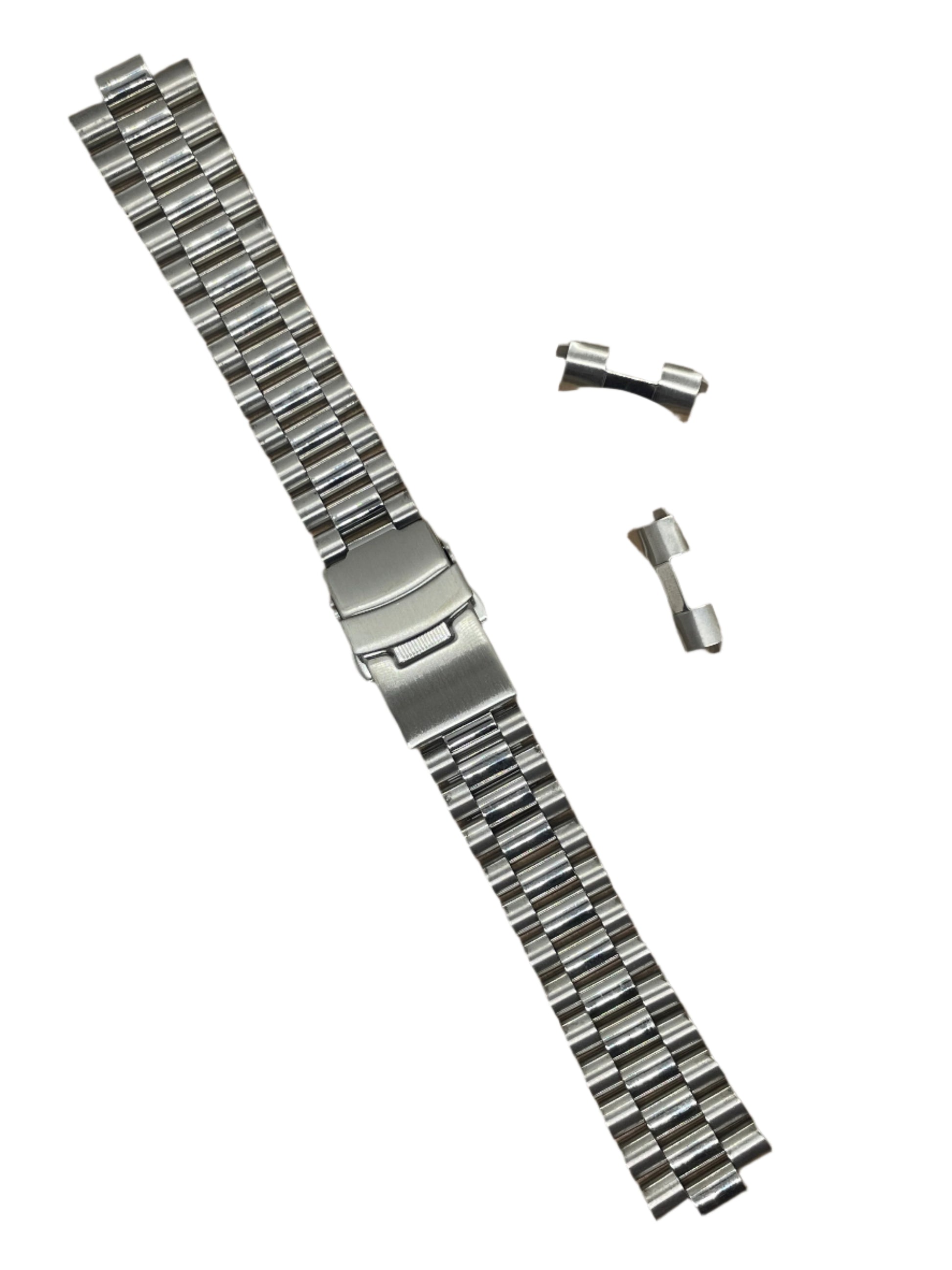 20mm Solid Links Curved End Presidential & Jubilee Bracelet - Suparv