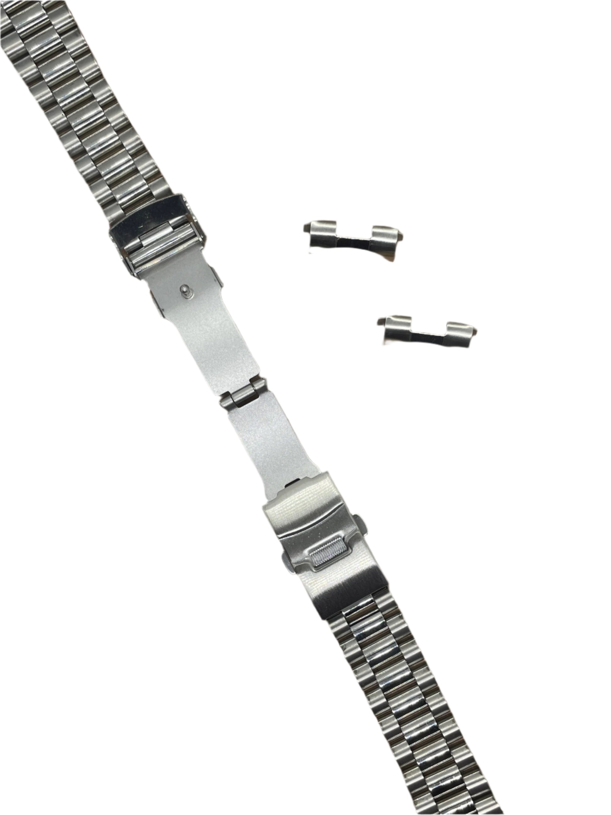 20mm Solid Links Curved End Presidential & Jubilee Bracelet - Suparv