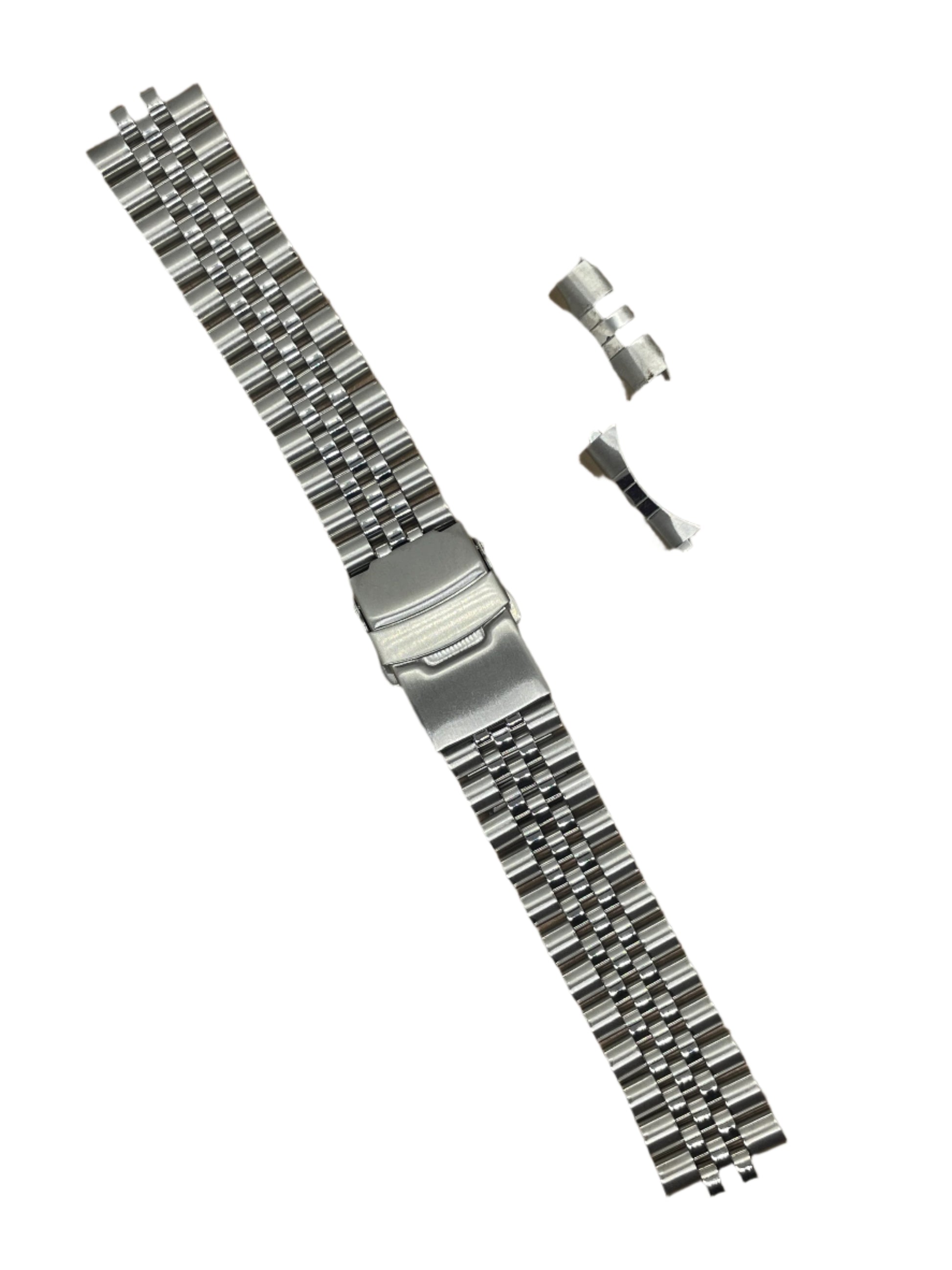 20mm Solid Links Curved End Presidential & Jubilee Bracelet - Suparv