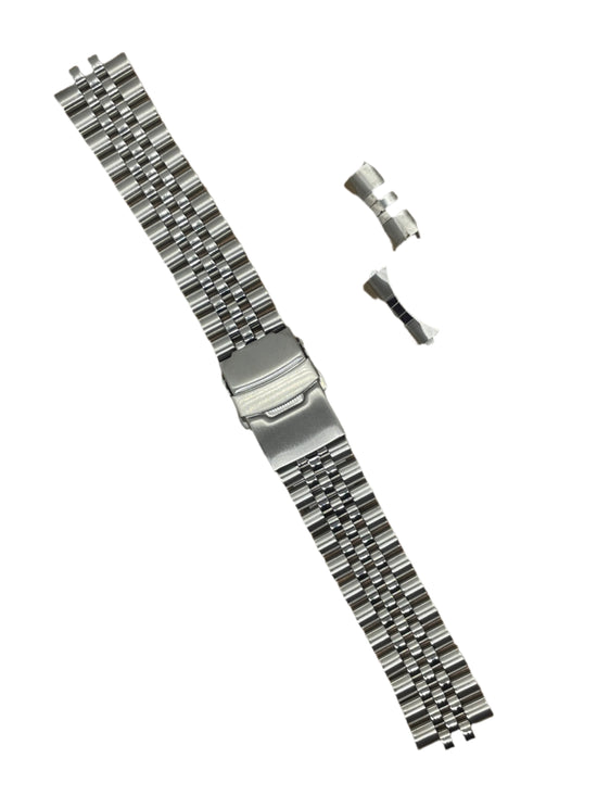 20mm Solid Links Curved End Presidential & Jubilee Bracelet - Suparv