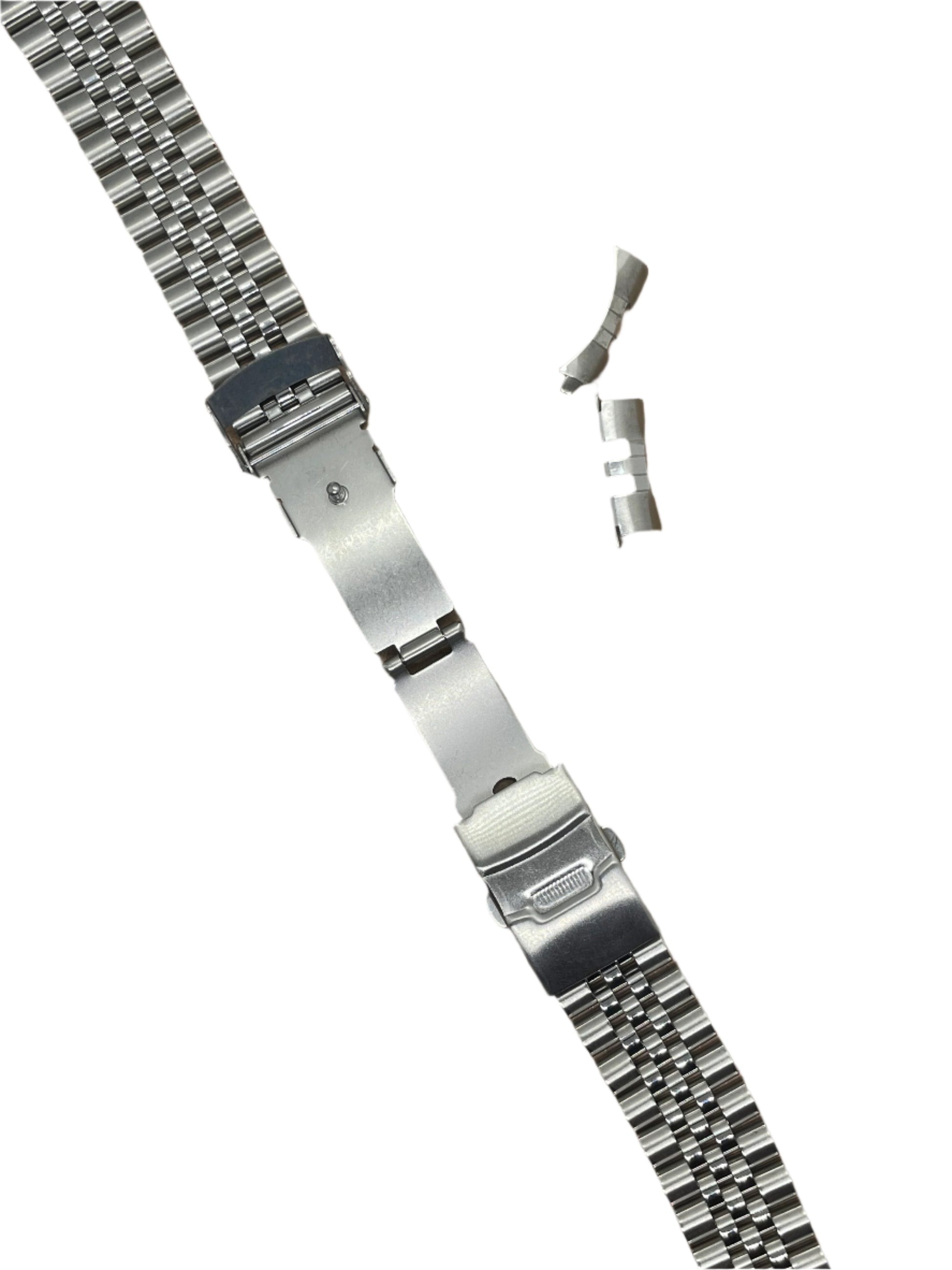 20mm Solid Links Curved End Presidential & Jubilee Bracelet - Suparv