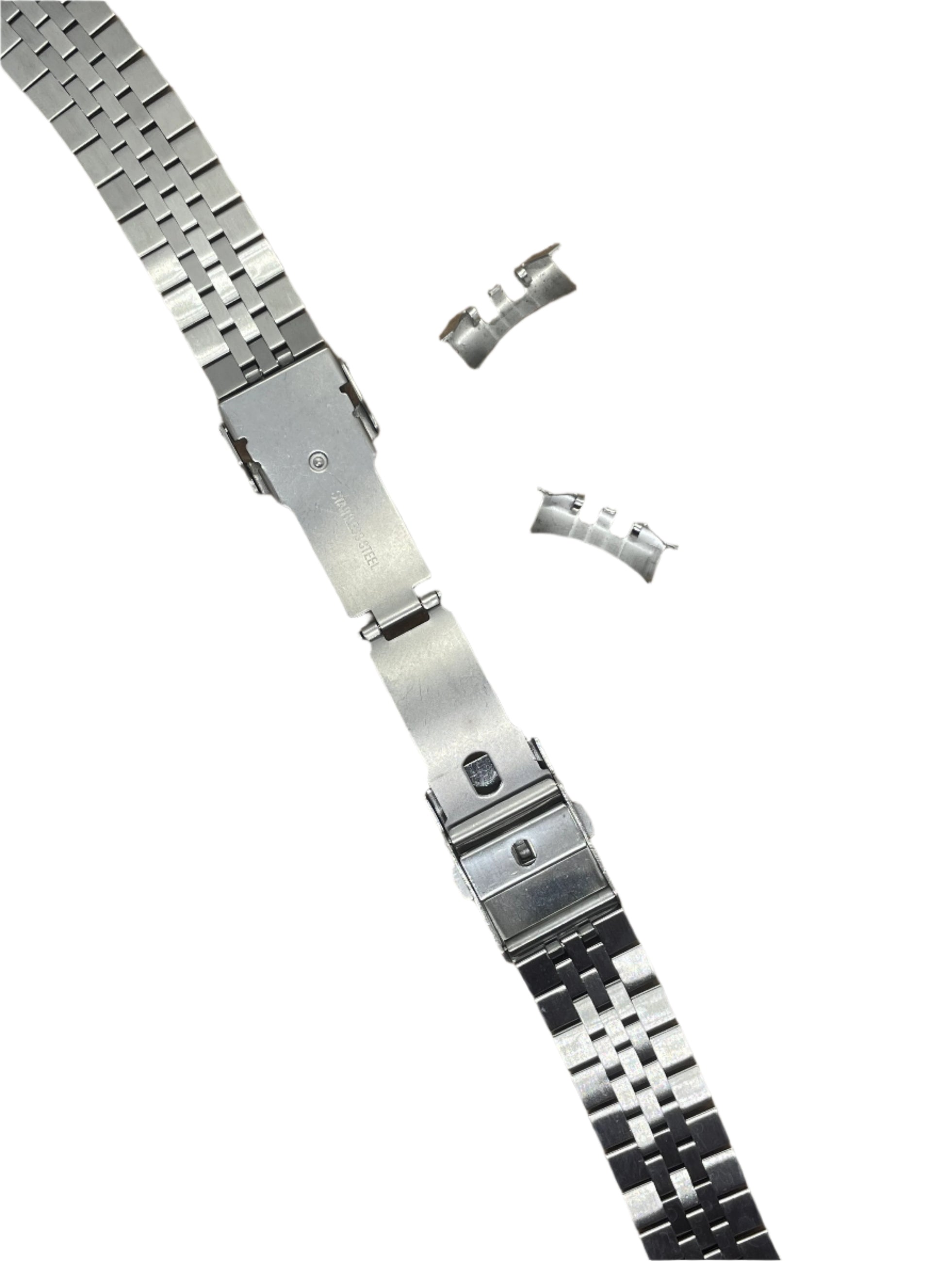 20mm Solid Links Curved End Presidential & Jubilee Bracelet - Suparv
