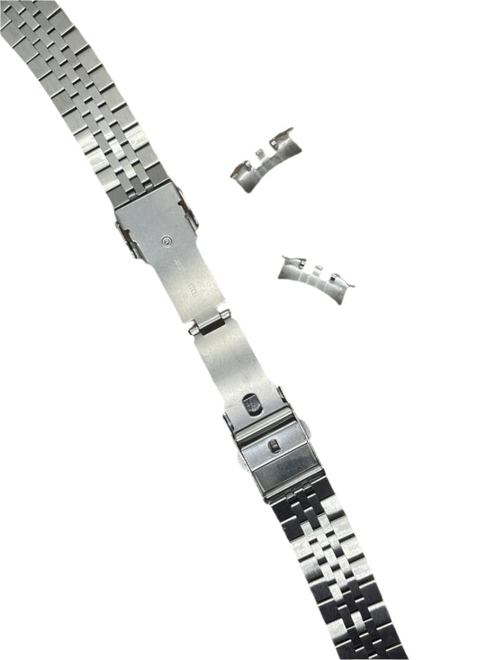 20mm Solid Links Curved End Presidential & Jubilee Bracelet - Suparv