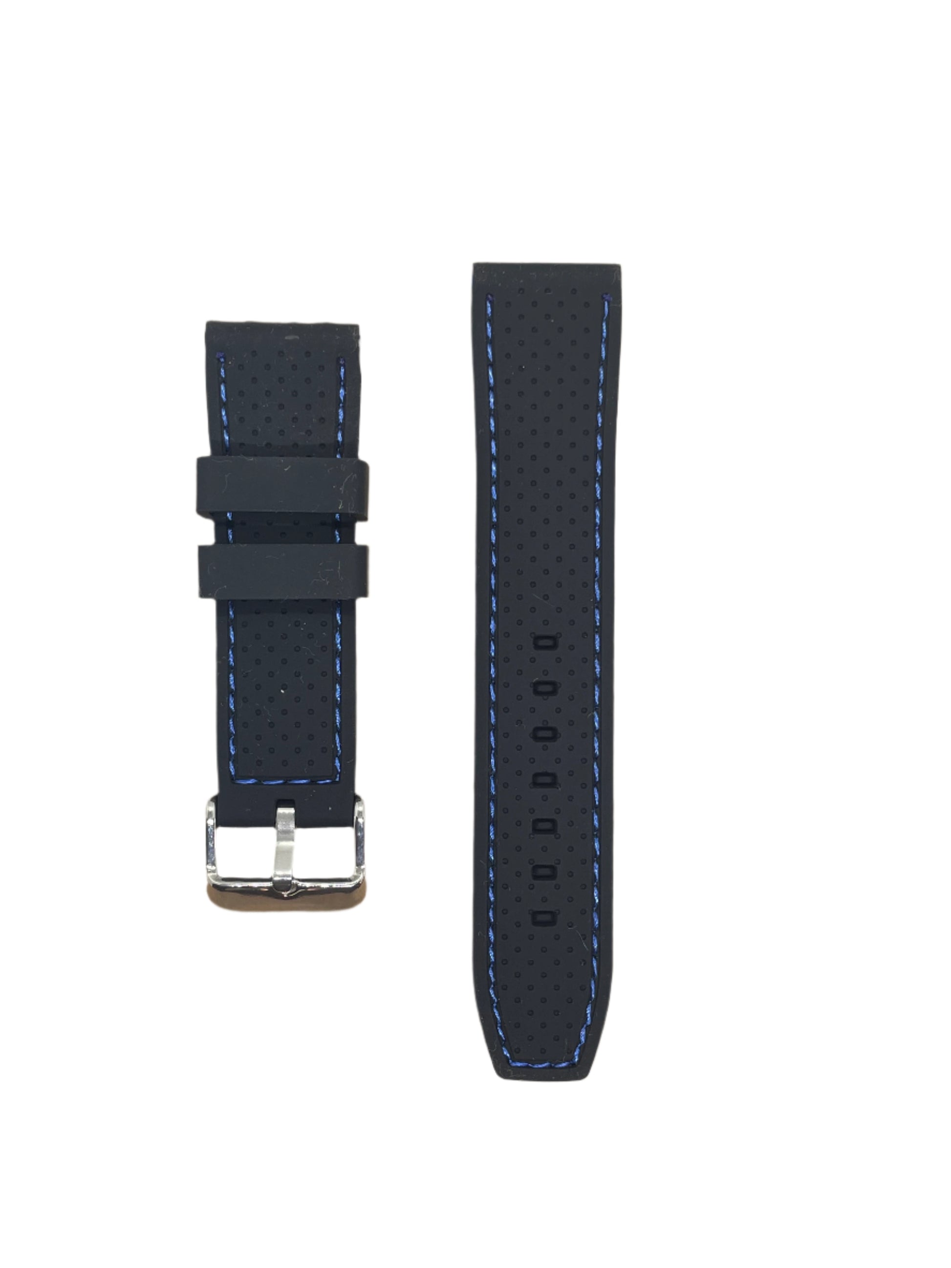 Dual-Tone Sturdy Silicone Strap – 20mm / 22mm Sporty Fit - Suparv