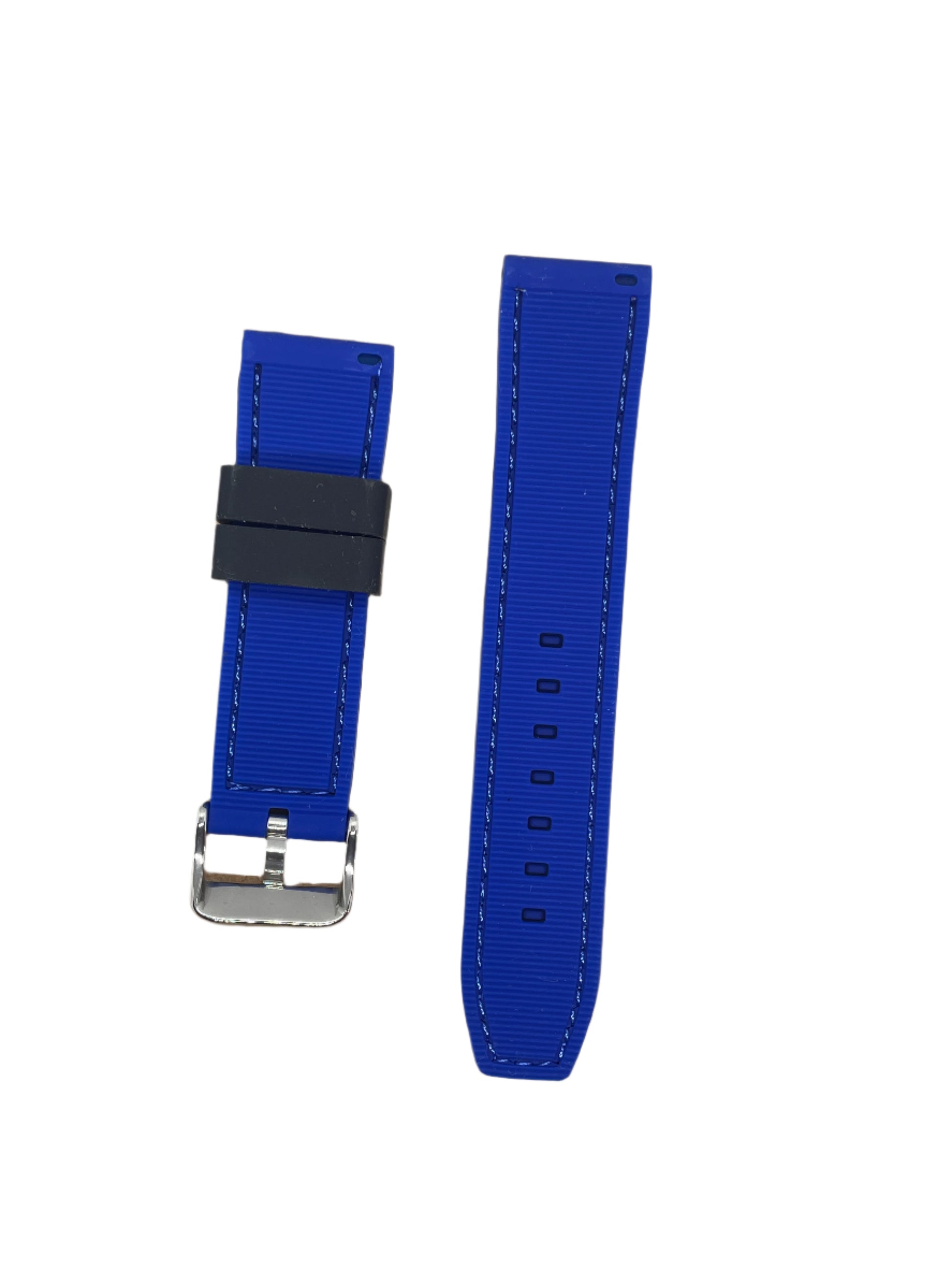 Dual-Tone Sturdy Silicone Strap – 20mm / 22mm Sporty Fit - Suparv