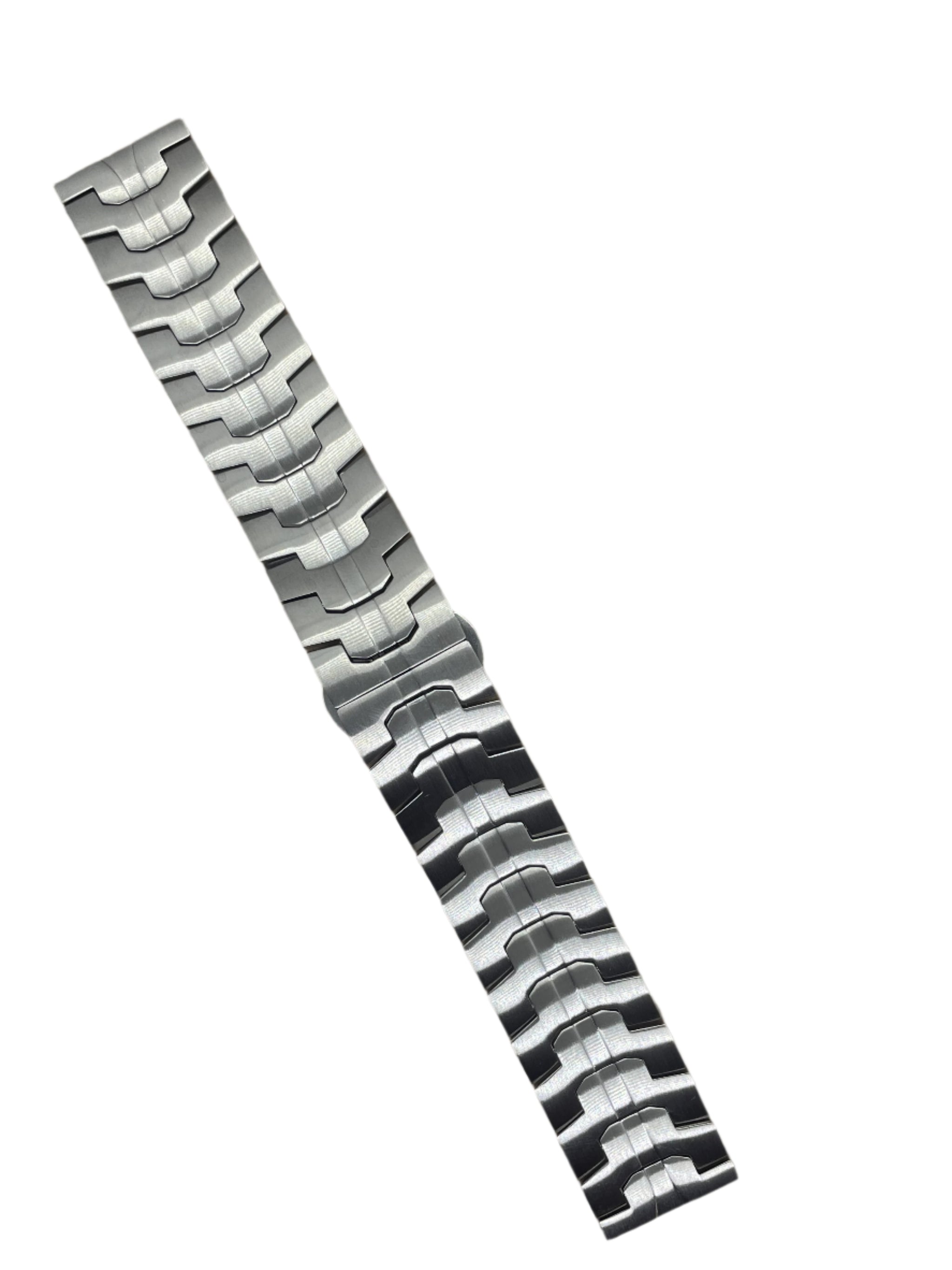 22mm Cofflin-Style Solid Links Stainless Steel Bracelet - Suparv