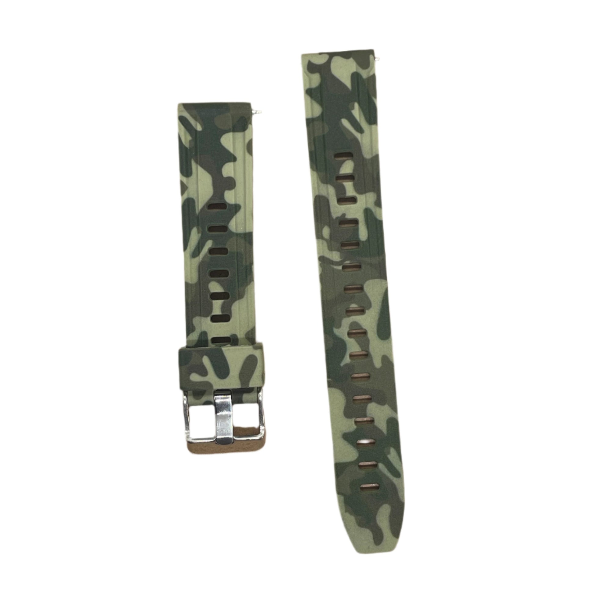 Camouflage Rubber Strap with Quick Release – 18mm / 20mm - Suparv
