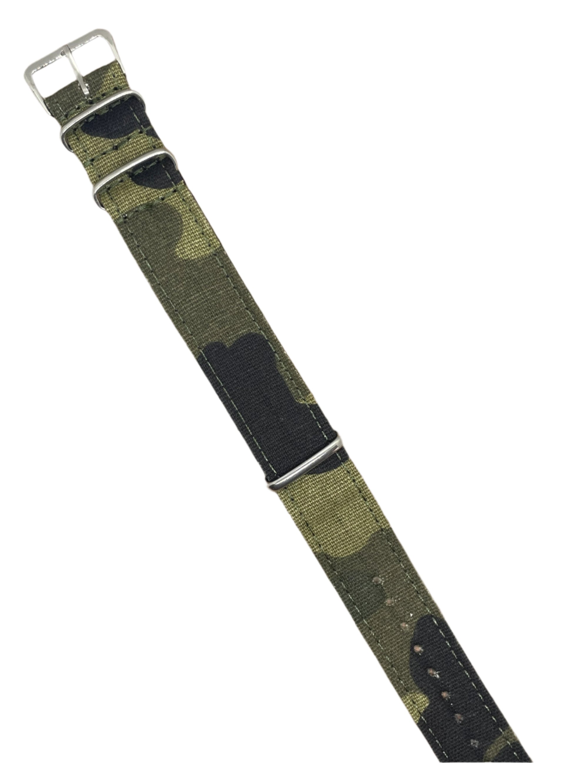 Camouflage Fabric NATO Strap – Sizes 18mm / 20mm / 22mm - Suparv