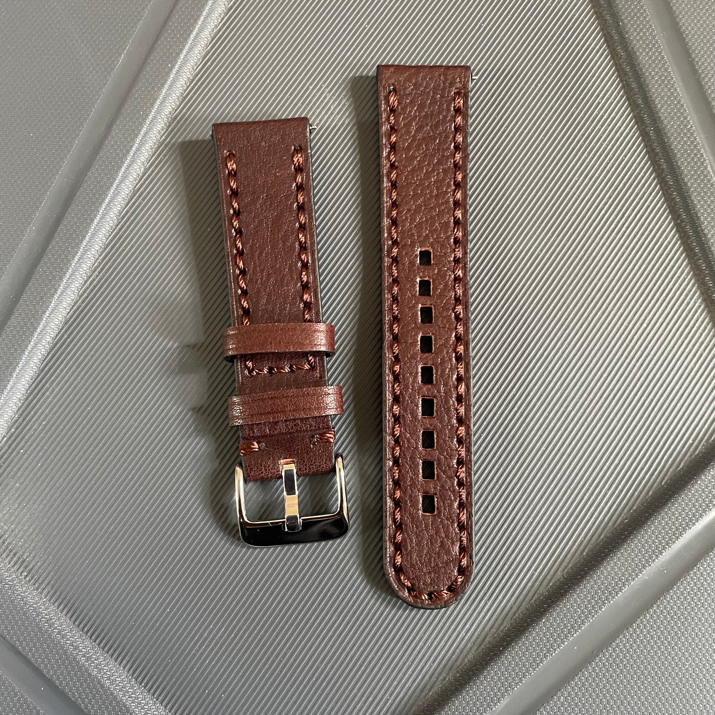 22mm Italian Premium Leather Watch Strap with Quick Release – Classic & Elegant Design