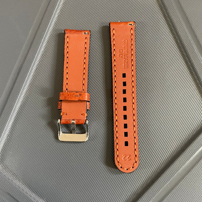 22mm Italian Premium Leather Watch Strap with Quick Release – Classic & Elegant Design