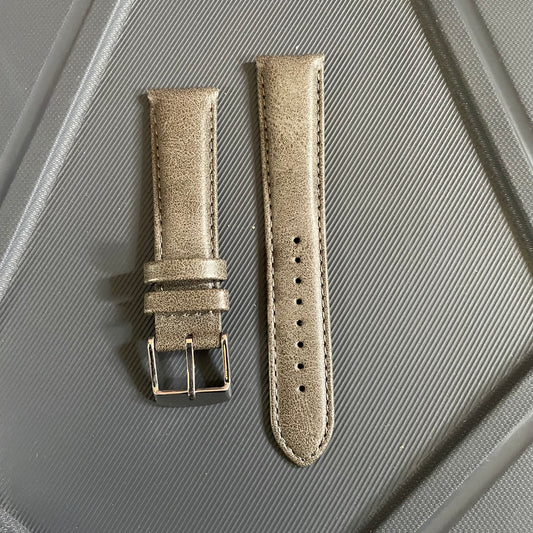 20mm Textured Leather Watch Strap with Quick Release