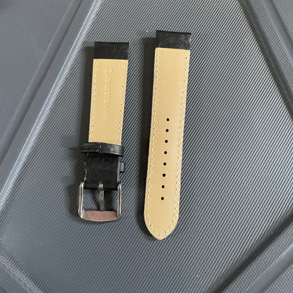 20mm Premium Leather Watch Strap with Stitching