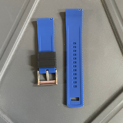 22mm Dual Tone Silicone Strap with Quick Release