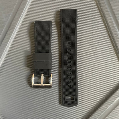 22mm Dual Tone Silicone Strap with Quick Release
