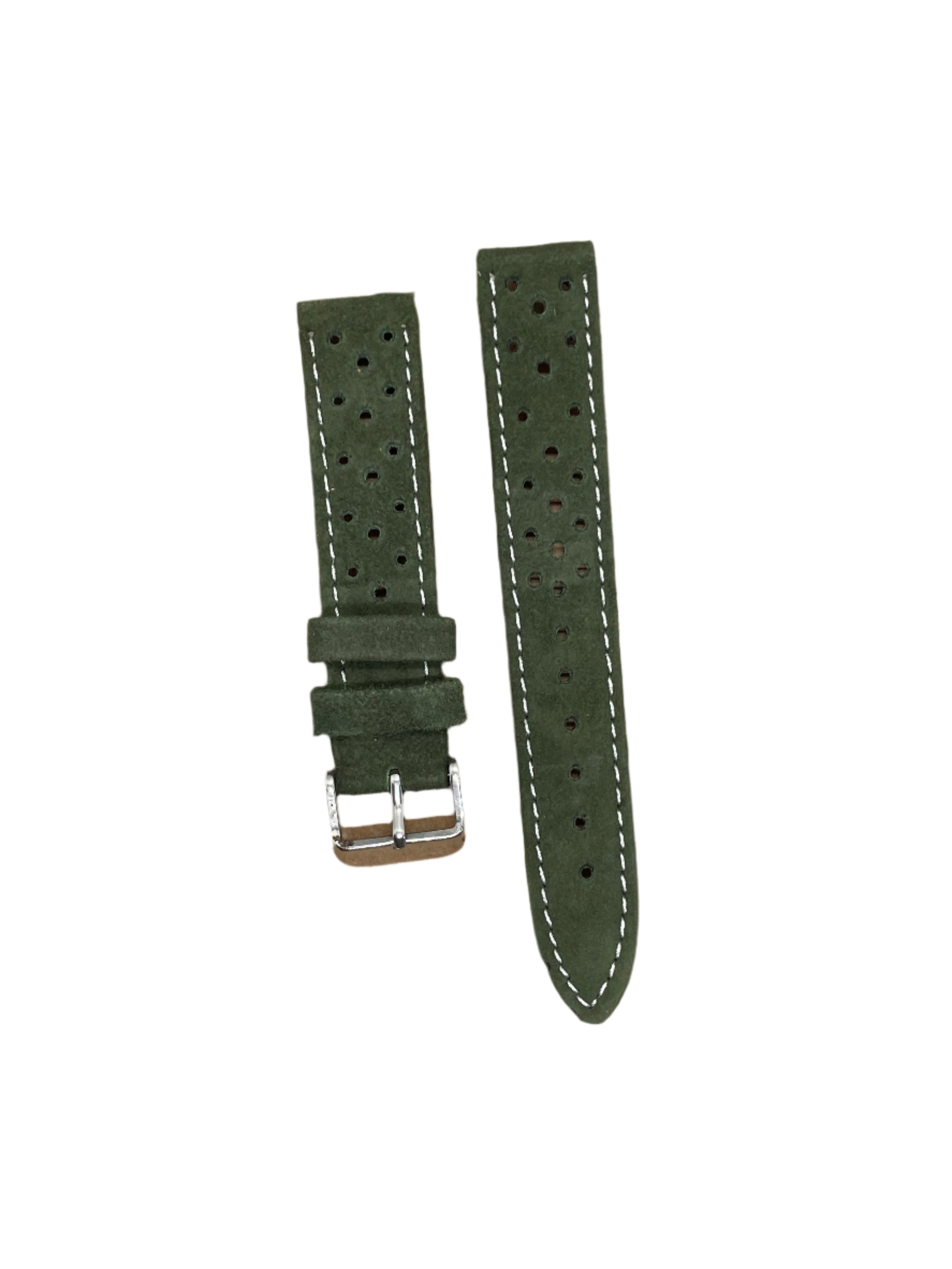 18mm Affordable Suede Rally Strap – Classic Motorsport-Inspired Style - Suparv