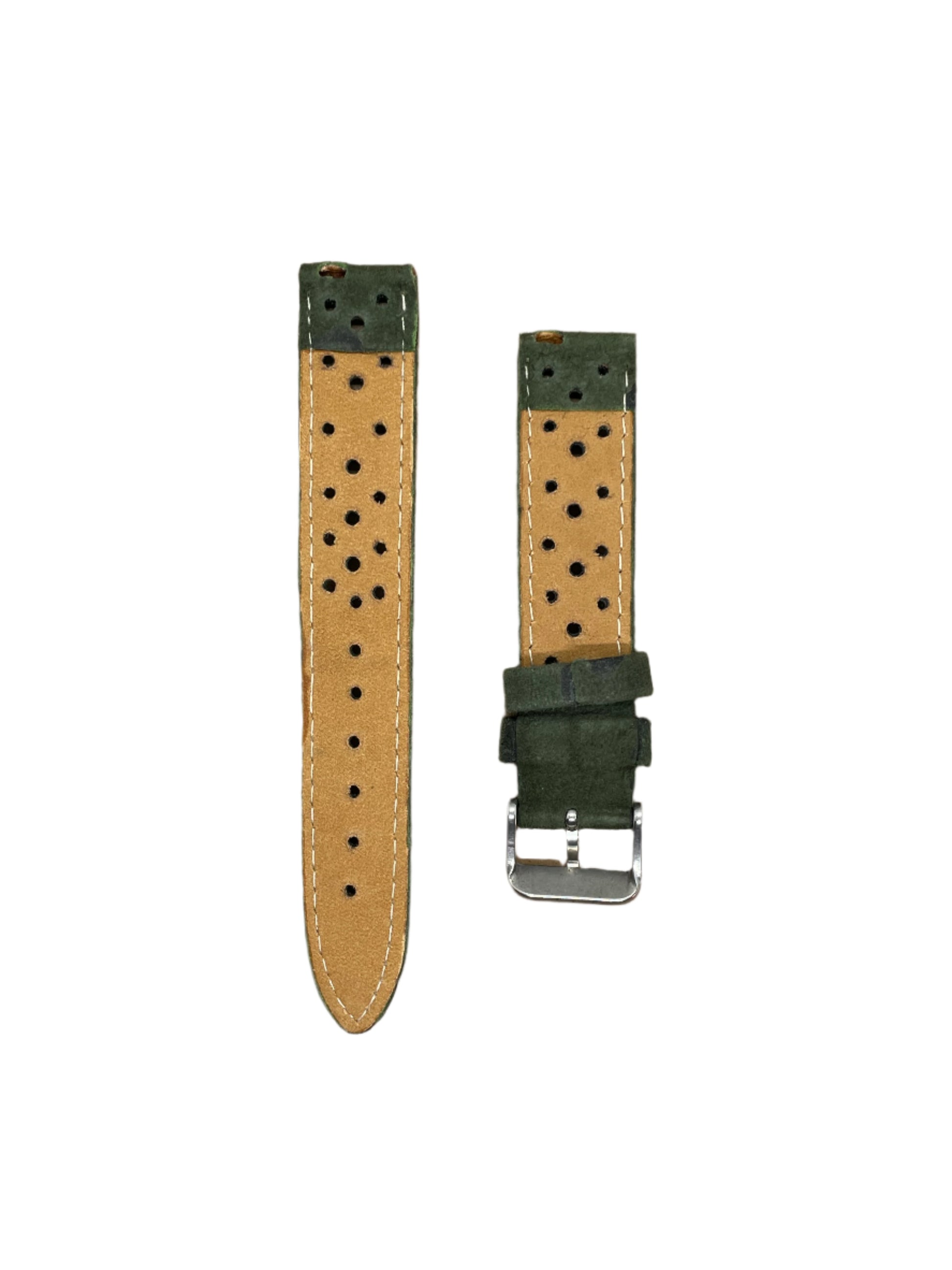 18mm Affordable Suede Rally Strap – Classic Motorsport-Inspired Style - Suparv