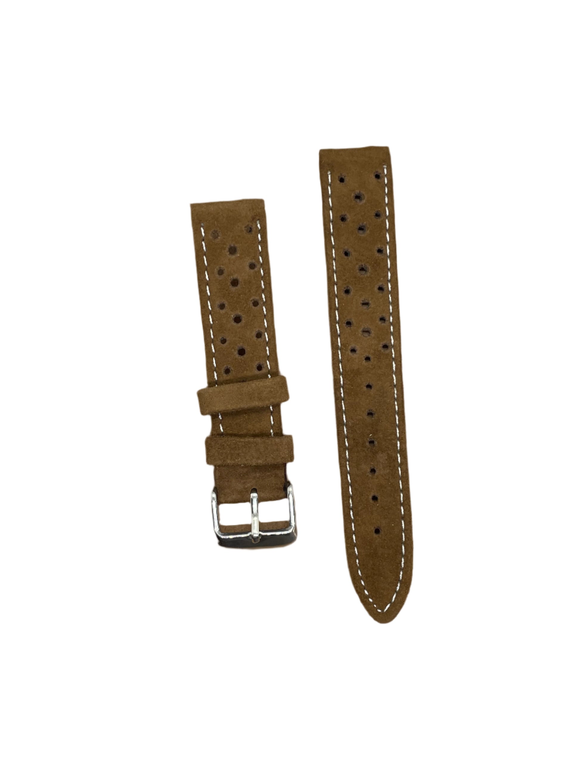 18mm Affordable Suede Rally Strap – Classic Motorsport-Inspired Style - Suparv