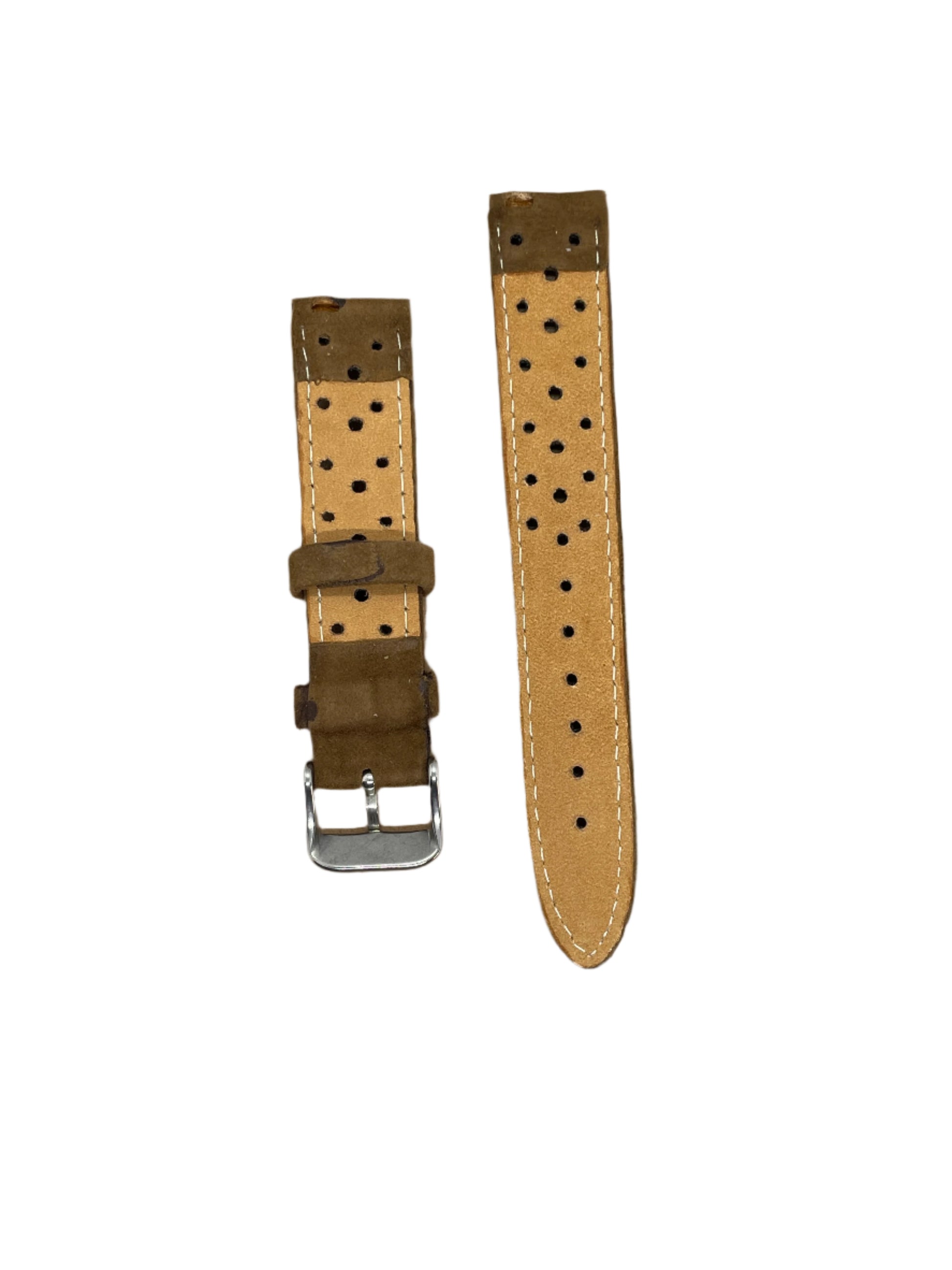 18mm Affordable Suede Rally Strap – Classic Motorsport-Inspired Style - Suparv