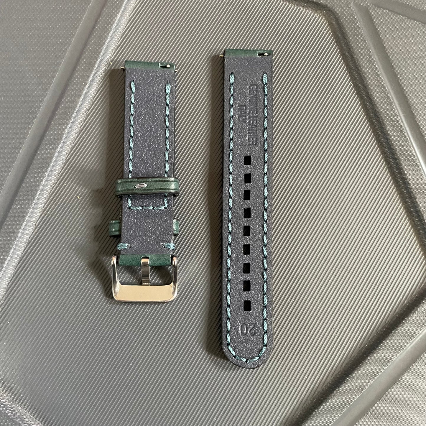 20 mm Italian Premium Leather Watch Strap with Quick Release – Classic & Elegant Design