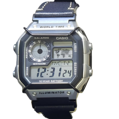Bull Bar Protector – Stainless Steel Guard for Casio AE1200 / AE1300 World Time - Suparv